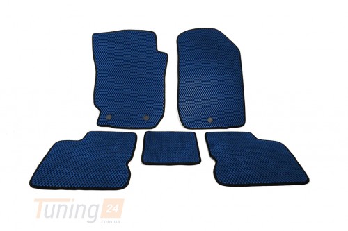 EVA Автомобильные коврики в салон EVA для Nissan Almera G11/G15 2012+ Синие - Картинка 1