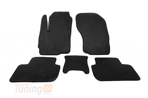 EVA Автомобильные коврики в салон EVA для Mitsubishi Outlander 3 2014-2020 чёрные - Картинка 1