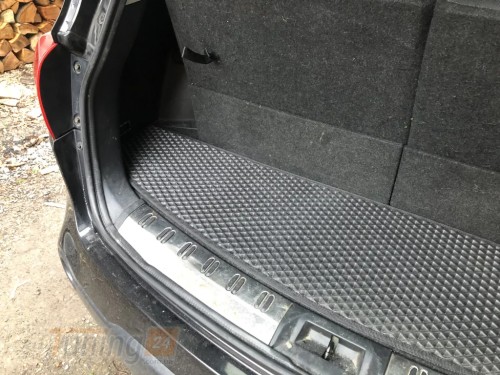 EVA Коврик в багажник EVA для Nissan Qashqai plus2 (+2) 2010-2014 (короткий) черный - Картинка 2