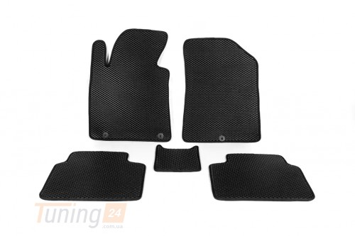 EVA Автомобильные коврики в салон EVA для Hyundai I30 2 Hatchback 2012-2015 черные - Картинка 1