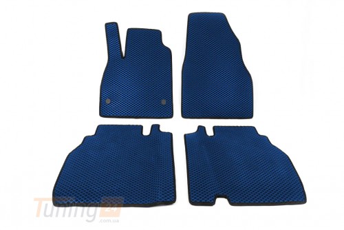 EVA Автомобильные коврики в салон EVA для Mercedes-benz Citan W415 2012+ (Передние и задние) синие - Картинка 1