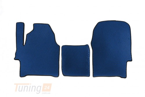 EVA Автомобильные коврики в салон EVA для Hyundai H350 2014+ Синие - Картинка 1