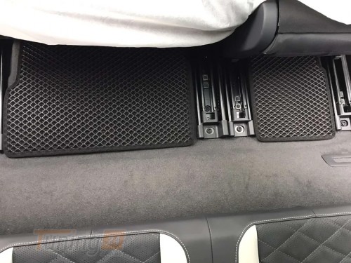 EVA Автомобильные коврики в салон EVA для Volkswagen ID.6 2021+ (3 ряда) черные - Картинка 6