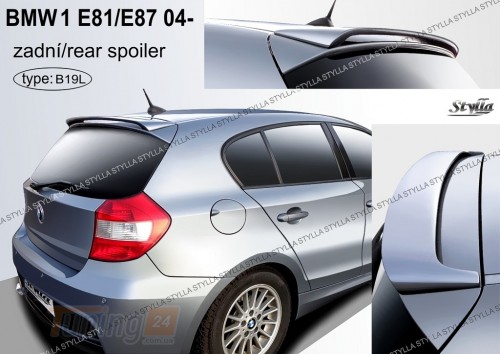 Stylla Спойлер задний на ляду для BMW 1 E81/E87 2004-2014 - Картинка 1