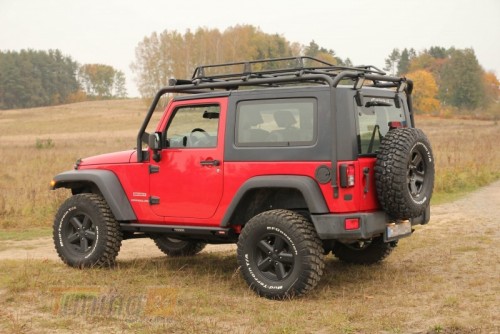 more 4x4 Бічні силові пороги на Jeep Wrangler (JK) 2007-2018 (короткий) - Зображення 5