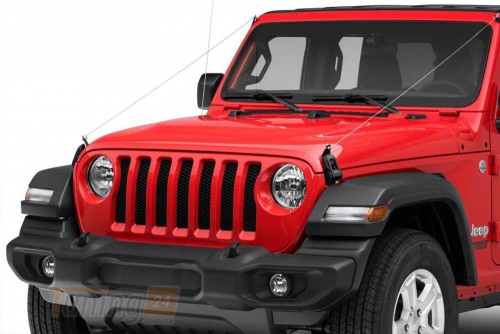 more 4x4 Комплект тросів для захисту капота та скла на Jeep Wrangler (JL) 2018+ - Зображення 2