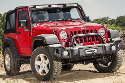 more 4x4 Передній бампер TANZANIA на Jeep Wrangler (JK) 2007-2018 - Зображення 1