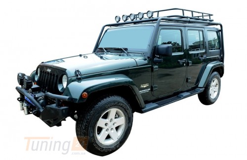 more 4x4 Багажник на дах автомобиля на Jeep Wrangler (JK) 2007-2018 (5 дверей) - Зображення 2