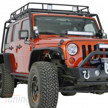 more 4x4 Багажник на дах автомобиля на Jeep Wrangler (JK) 2007-2018 (5 дверей) - Зображення 5