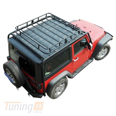 more 4x4 Багажник на дах автомобиля на Jeep Wrangler (JK) 2007-2018 (3 ДВЕРИ) - Зображення 2