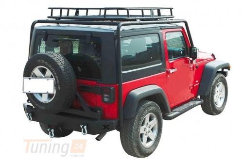 more 4x4 Багажник на дах автомобиля на Jeep Wrangler (JK) 2007-2018 (3 ДВЕРИ) - Зображення 3