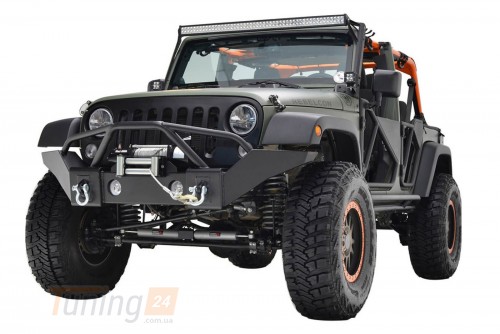 more 4x4 Передній бампер R6 на Jeep Wrangler (JK) 2007-2018 - Зображення 1