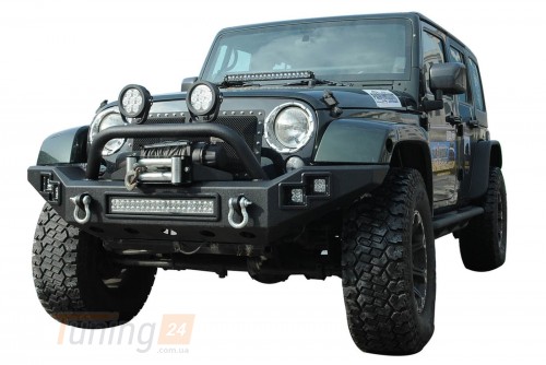 more 4x4 Передній бампер МОДЕЛЬ LP на Jeep Wrangler (JK) 2007-2018 - Зображення 2