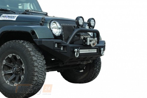 more 4x4 Передній бампер МОДЕЛЬ LP на Jeep Wrangler (JK) 2007-2018 - Зображення 3