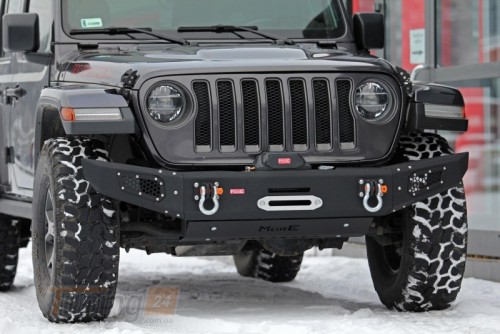 more 4x4 Силовий передній бампер на Jeep Wrangler (JL) 2018+ - Зображення 1