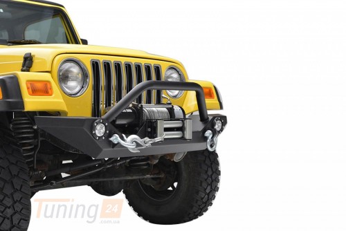 more 4x4 Передній бампер с диодами ASPEN на Jeep Wrangler (YJ) 1986-1996 - Зображення 2