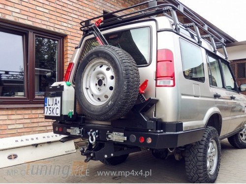 more 4x4 Задній бампер силовий зі збільшеними боками ТИП 2 на Land rover DISCOVERY 2 1998-2004 - Зображення 1