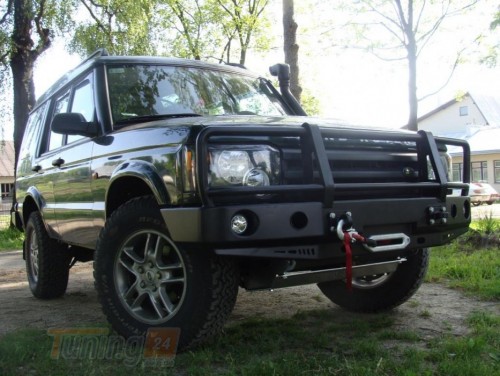 more 4x4 Передній бампер силовий с кенгурятником на Land rover DISCOVERY 2 1998-2004 - Зображення 1