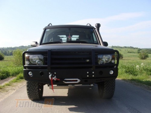 more 4x4 Передній бампер силовий с кенгурятником на Land rover DISCOVERY 2 1998-2004 - Зображення 6