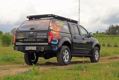 more 4x4 Задній силовий бампер на Nissan Navara D40 2005-2010 - Зображення 4