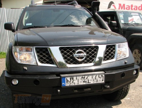 more 4x4 Передній силовий бампер на Nissan Navara D40 2005-2010 - Зображення 2