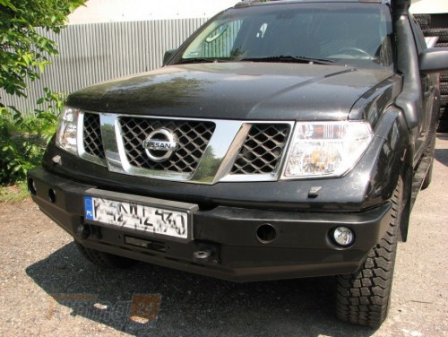 more 4x4 Передній силовий бампер на Nissan Navara D40 2005-2010 - Зображення 3