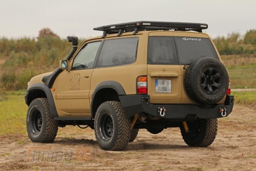 more 4x4 Бічні силові пороги на Nissan Patrol Y61 1998-2010 SHORT - Зображення 2