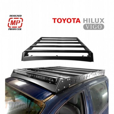 more 4x4 Багажник на дах збірний модульний на Toyota Hilux VIGO 2011-2015 двойная кабина (double cab) - Зображення 3