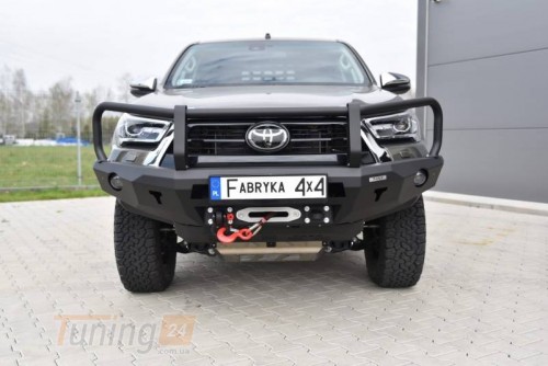 more 4x4 Дуга переднього бампера на Toyota Hilux 2019+ - Зображення 1