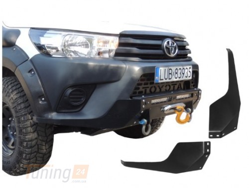 more 4x4 Сталеві кути бампера на Toyota Hilux Revo 2019+ - Зображення 1