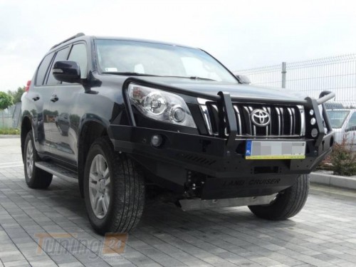 more 4x4 Передний силовой бампер с кенгурятником на Toyota Land Cruiser Prado 150 J150 2009-2013 - Картинка 2