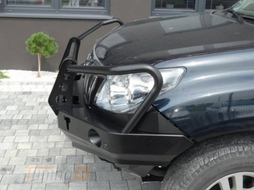 more 4x4 Передний силовой бампер с кенгурятником на Toyota Land Cruiser Prado 150 J150 2009-2013 - Картинка 3