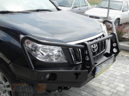 more 4x4 Передний силовой бампер с кенгурятником на Toyota Land Cruiser Prado 150 J150 2009-2013 - Картинка 4