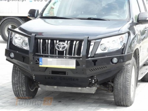 more 4x4 Передний силовой бампер с кенгурятником на Toyota Land Cruiser Prado 150 J150 2018+ - Картинка 5