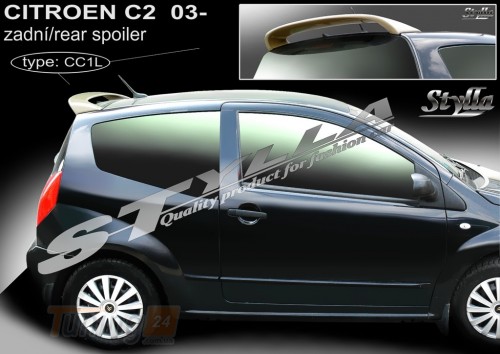 Stylla Спойлер задний на ляду для Citroen C2 2003-2010 - Картинка 1