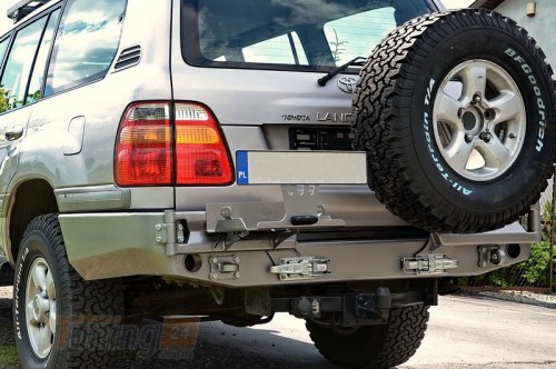 more 4x4 Силовий задній бампер на Toyota Land Cruiser 105/ J100 1998-2007 - Зображення 1