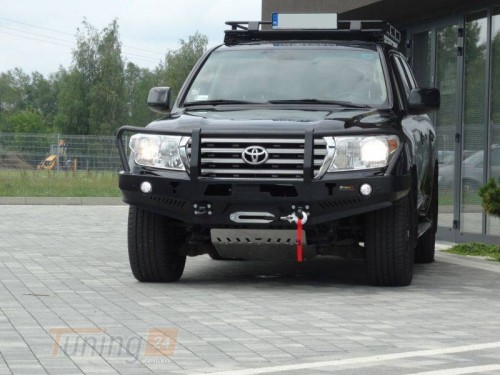 more 4x4 Передний силовой бампер с кенгурятником на Toyota Land Cruiser 200/ J200 2007-2012 - Картинка 5