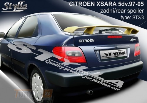 Stylla Спойлер задний на багажник для Citroen Xsara Hatchback 1997-2005 на ножках - Картинка 2