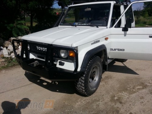 more 4x4 Передний силовой бампер с защитной дугой на Toyota Land Cruiser J70 1984-1996 - Картинка 2