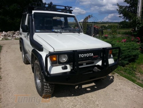 more 4x4 Передний силовой бампер с защитной дугой на Toyota Land Cruiser J70 1984-1996 - Картинка 5