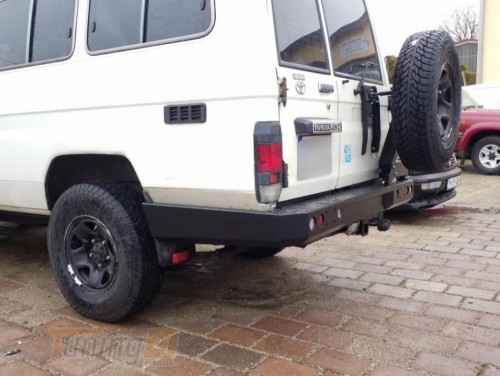 more 4x4 Задний силовой бампер на Toyota Land Cruiser HZJ 78 2007+ - Картинка 5