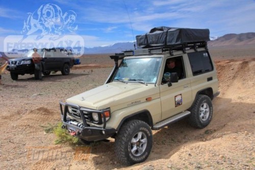 more 4x4 Багажник на крышу с сеткой на Toyota Land Cruiser HZJ71 1998-2007 - Картинка 4