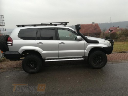 more 4x4 Боковые пороги на Toyota Land Cruiser Prado J120 (Длинная база, дизель) - Картинка 3