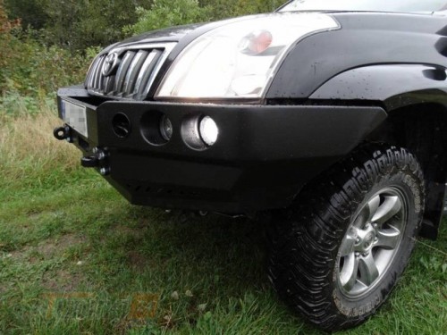 more 4x4 Передний силовой бампер на Toyota Land Cruiser Prado J120, 125 2002-2009 - Картинка 2