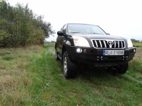 more 4x4 Передний силовой бампер на Toyota Land Cruiser Prado J120, 125 2002-2009 - Картинка 5