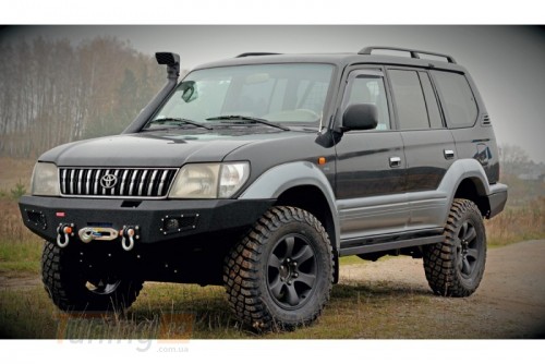 more 4x4 Боковые силовые пороги на Toyota Land Cruiser Prado 90/95 1996-2002 - Картинка 3