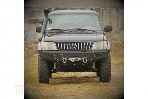 more 4x4 Передний силовой бампер на Toyota Land Cruiser Prado J90/95 1996-2002 - Картинка 2