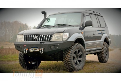 more 4x4 Передний силовой бампер на Toyota Land Cruiser Prado J90/95 1996-2002 - Картинка 3