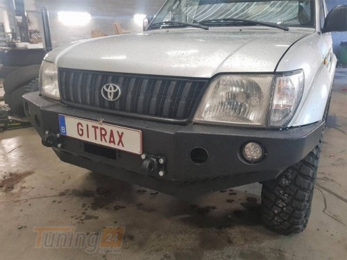 more 4x4 Передний силовой бампер на Toyota Land Cruiser Prado J90/95 1996-2002 - Картинка 1