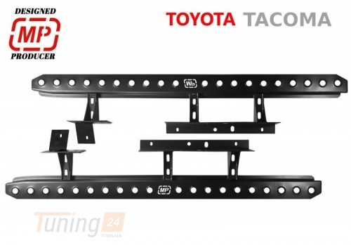 more 4x4 Стальные силовые пороги на Toyota Tacoma 2005-2015 - Картинка 3